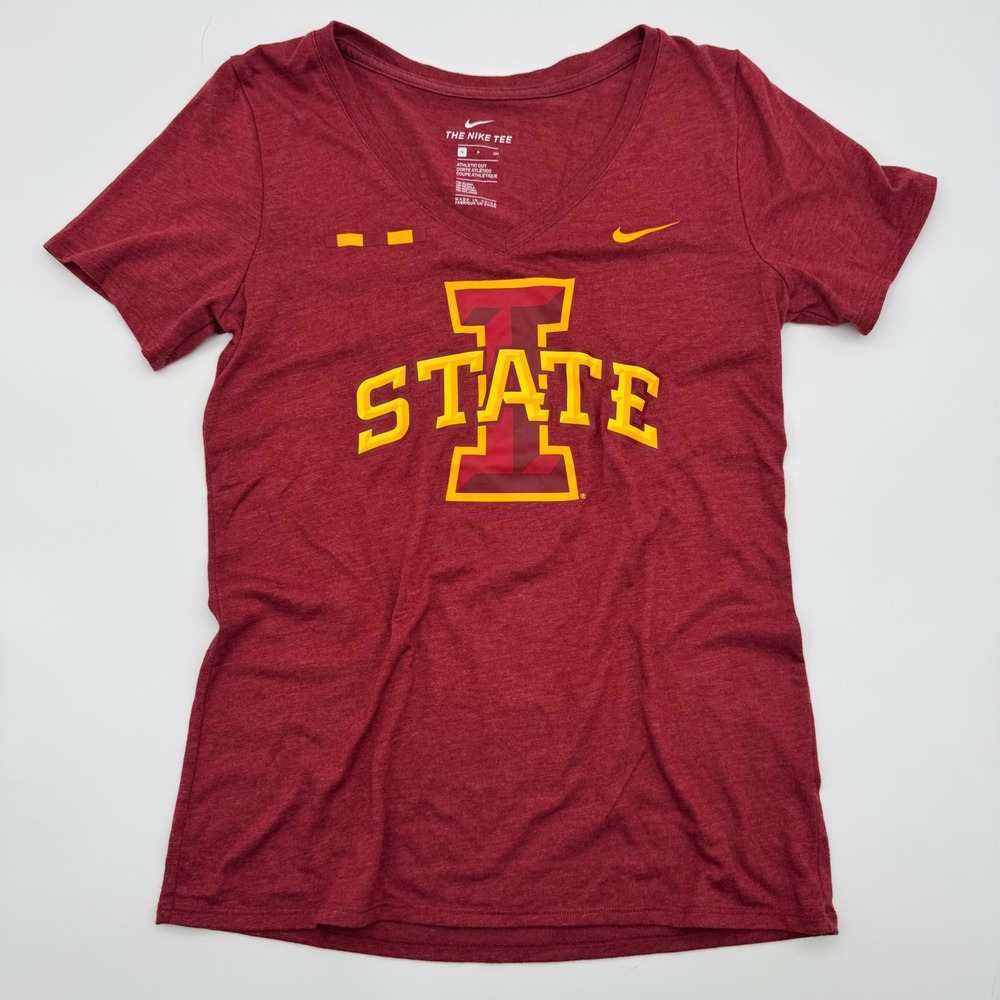 Nike Iowa State Cyclones Womens V-Neck T-Shirt Small